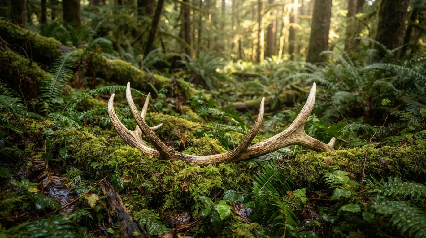 Roosevelt Elk in Vancouver Island wilderness