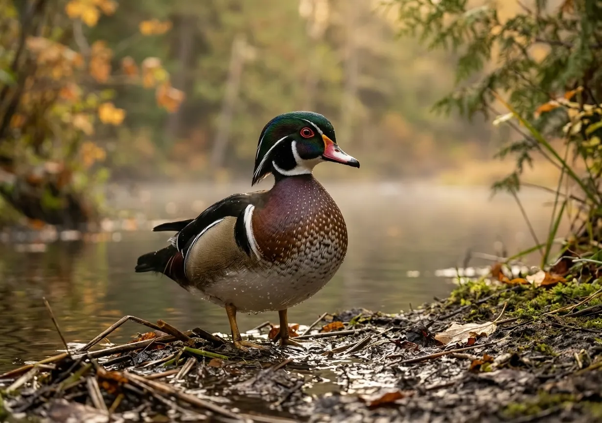Duck and Goose in Vancouver Island wilderness