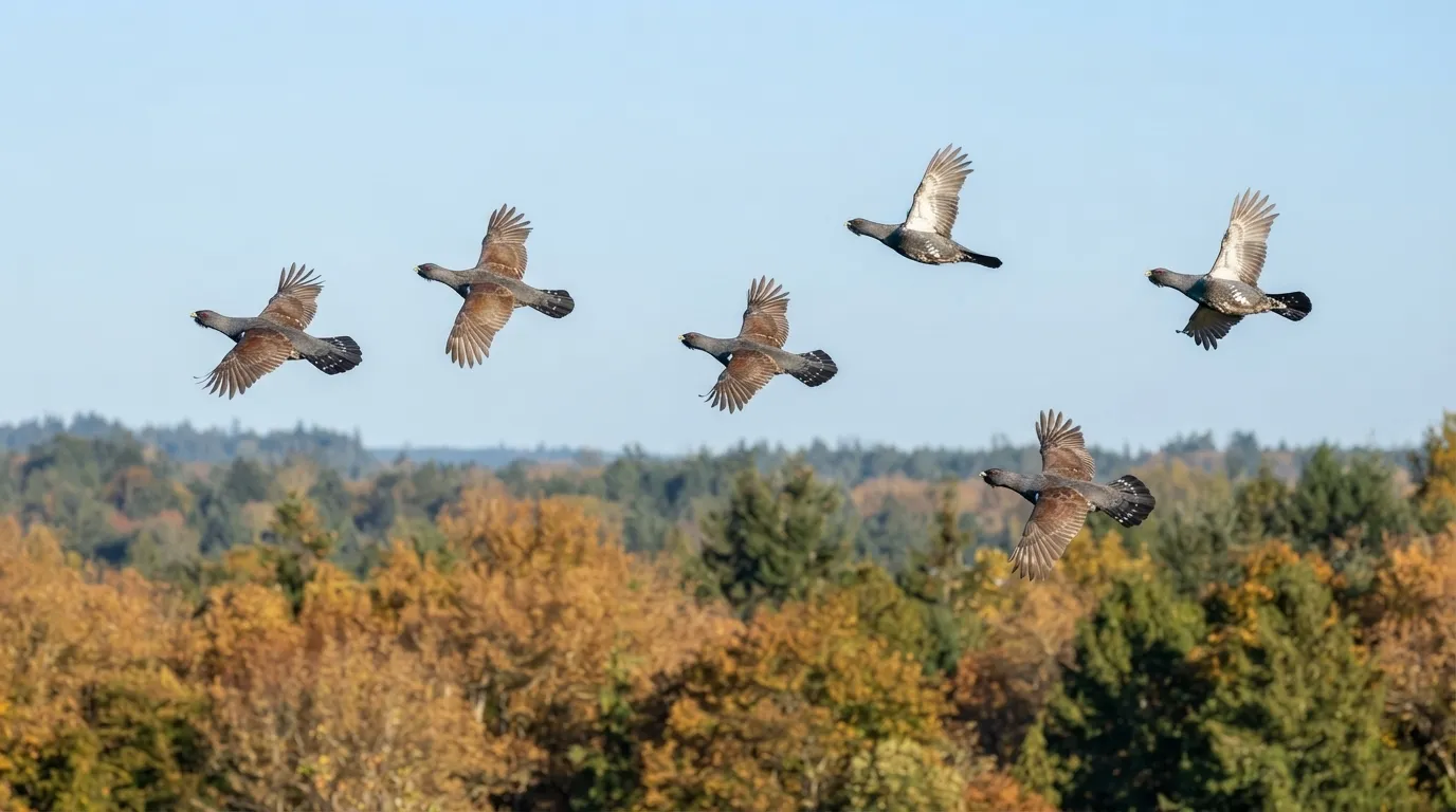 Vancouver Island grouse hunting habitat