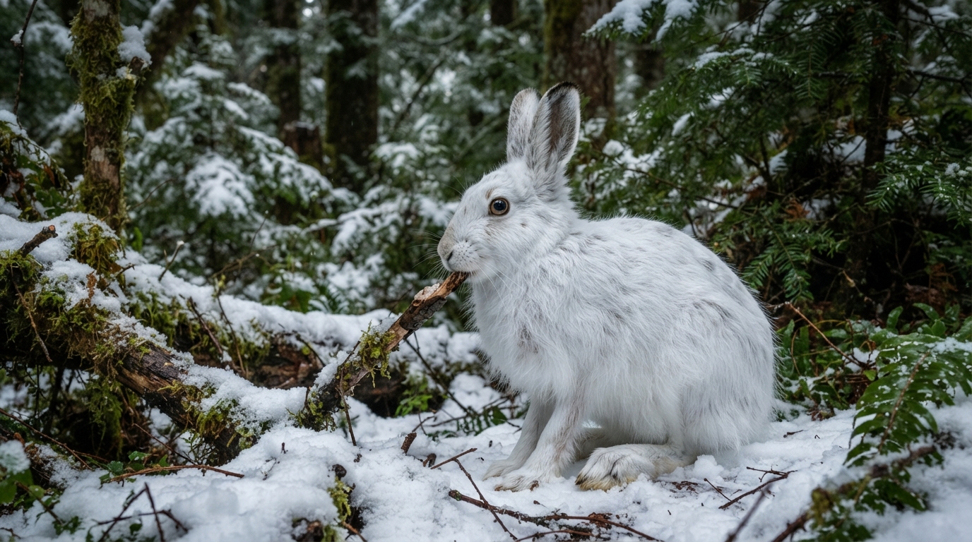 Snowshoe Hare Hunting